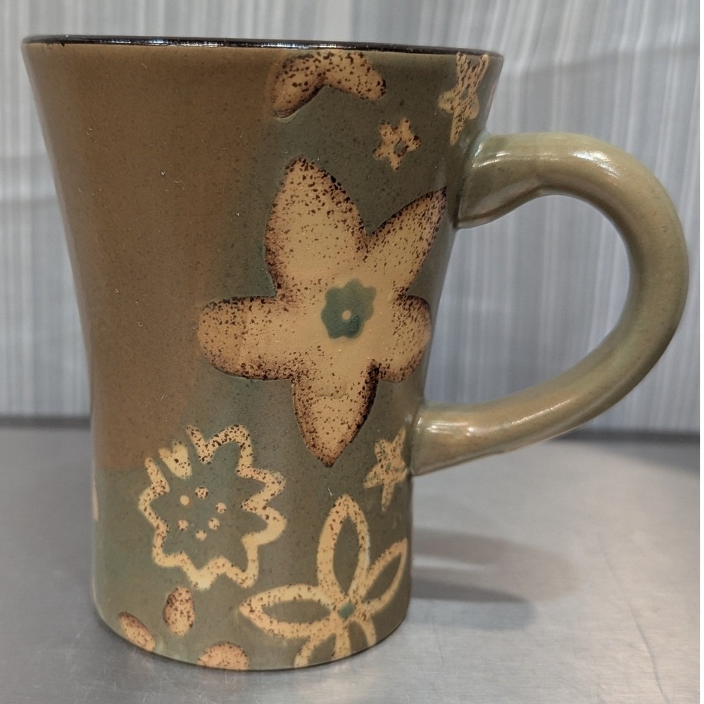 Hallmark 2001 Maya Angelou Quote Coffee Mug Only Equals Can Be Friends Floral